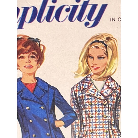 Simplicity 6689 Sewing Pattern Misses 1966 Jacket Skirt Slacks Cut Sz12 Vintage - Picture 6 of 9